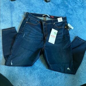 Celebrity Pink Skinny Blue Jeans Modern Fit